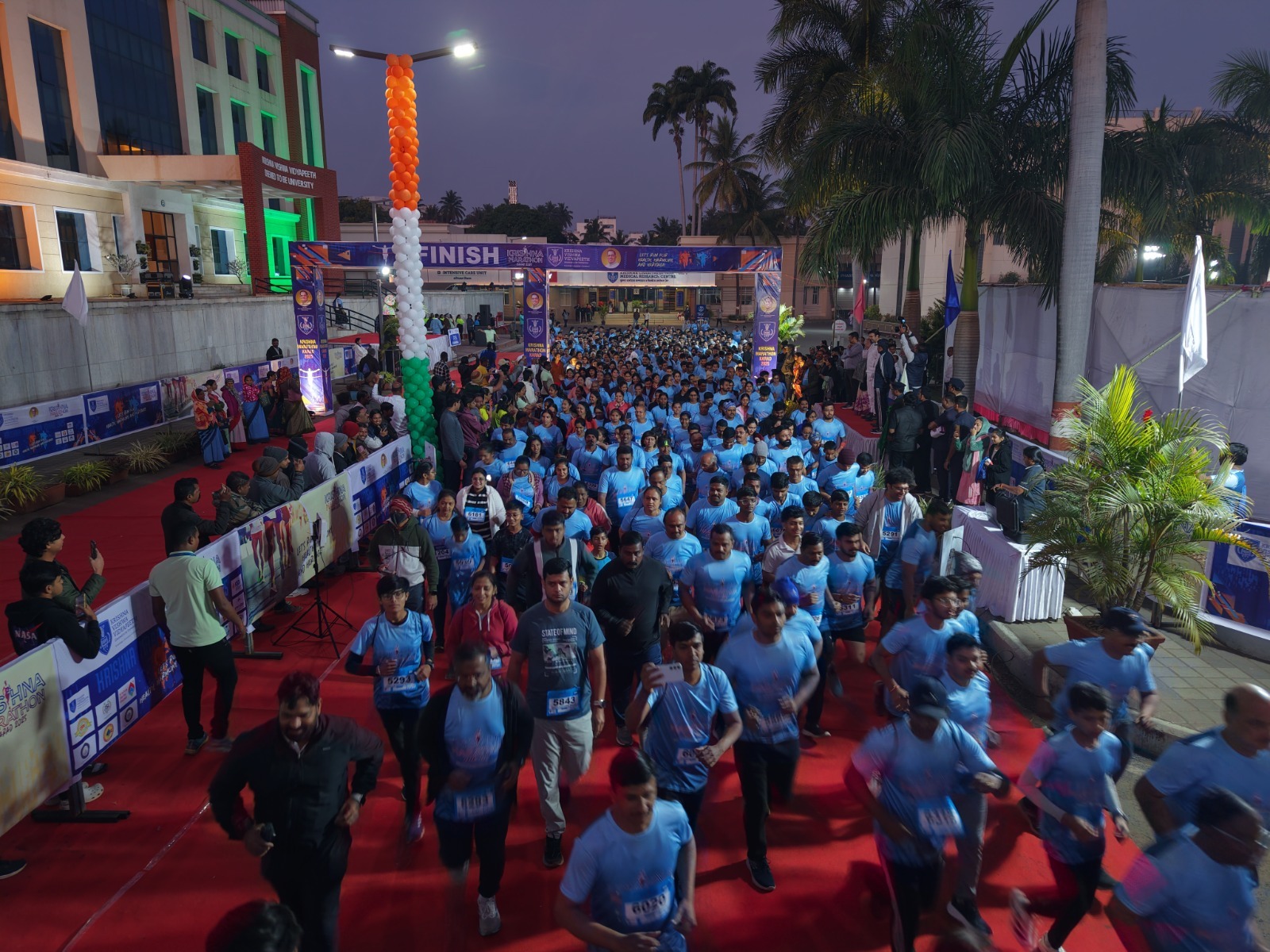 ‘कृष्णा मॅरेथॉन’ला स्पर्धकांचा उदंड प्रतिसाद
